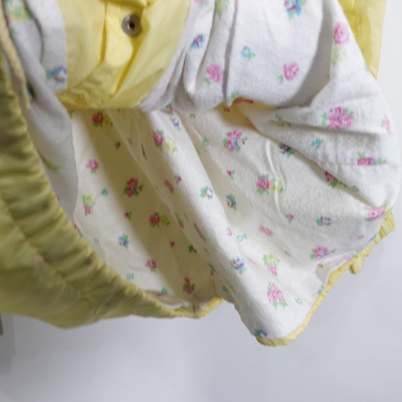 Womens Jacket‎ Size Large Cotton Windbreaker Button Up Yellow HABAND FOR HER - Picture 6 of 8